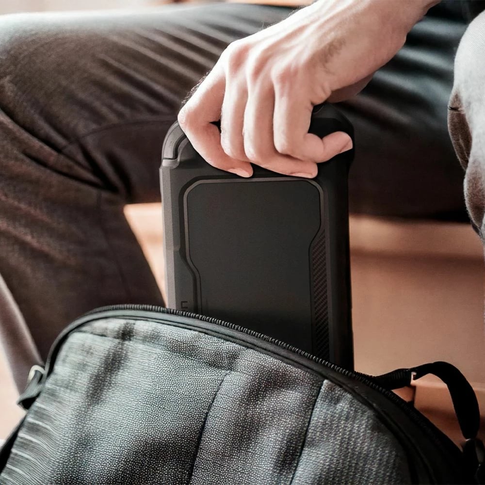 Mbështjellës Spigen Rugged Armor për Nintendo Switch 2, i zi mat