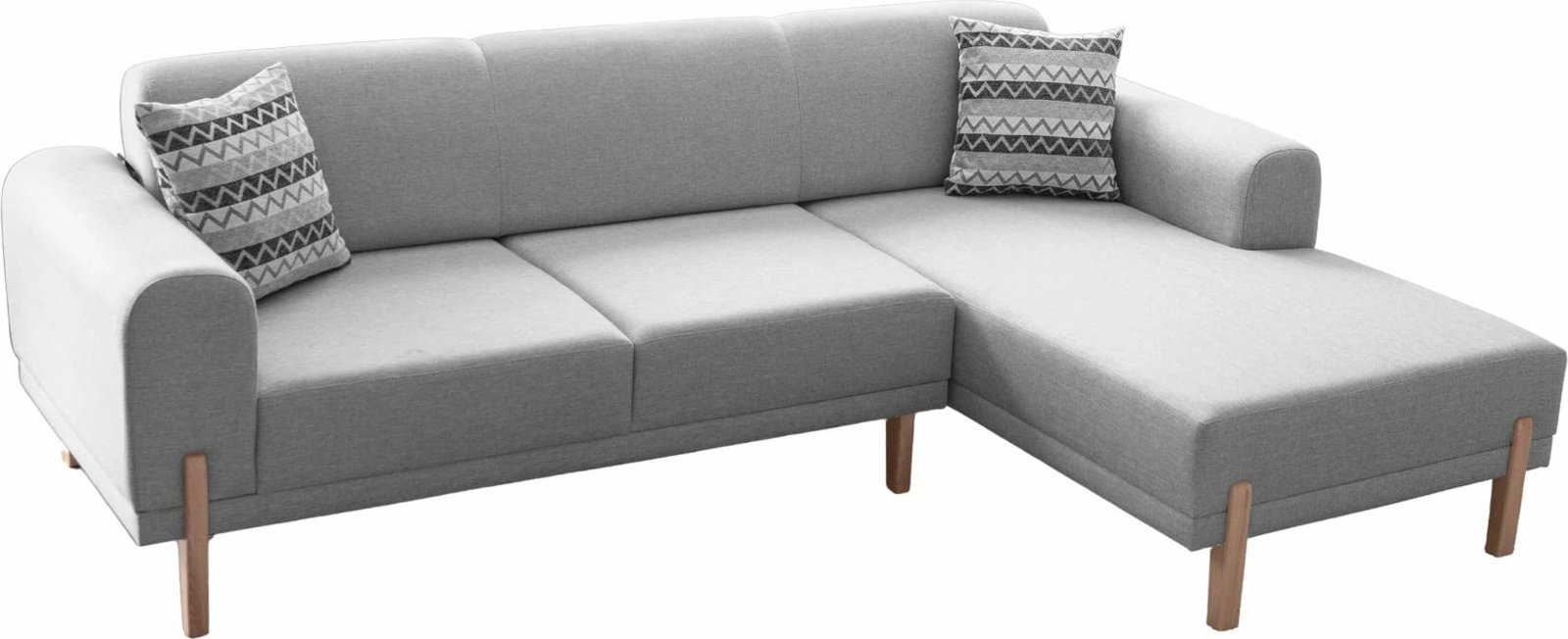 Kënd-sofë krevati, ngjyrë gri, Atelier del Sofa, Relax Djathtas