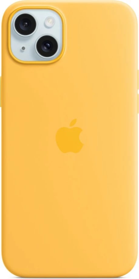 Mbështjellës silikon Apple iPhone 15 Plus, MagSafe, portokalli