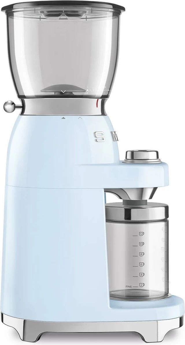 Mulli kafe SMEG CGF11PBEU, 150W, inox, pastell blu