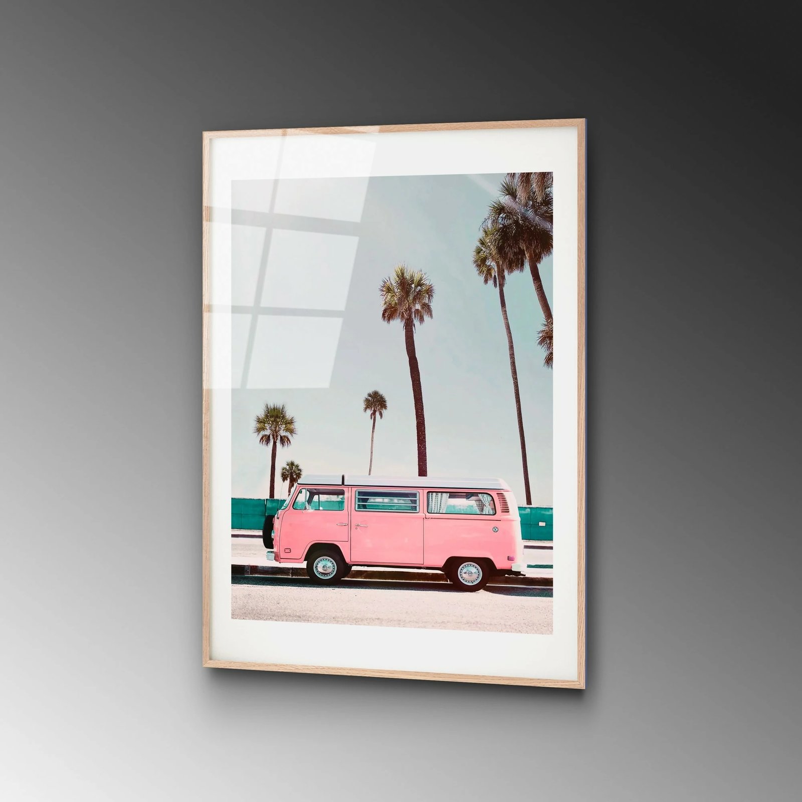 Pikturë dekorative prej xhami të temperuar, shumëngjyrëshe, Wallity UV-1077, 30x45cm