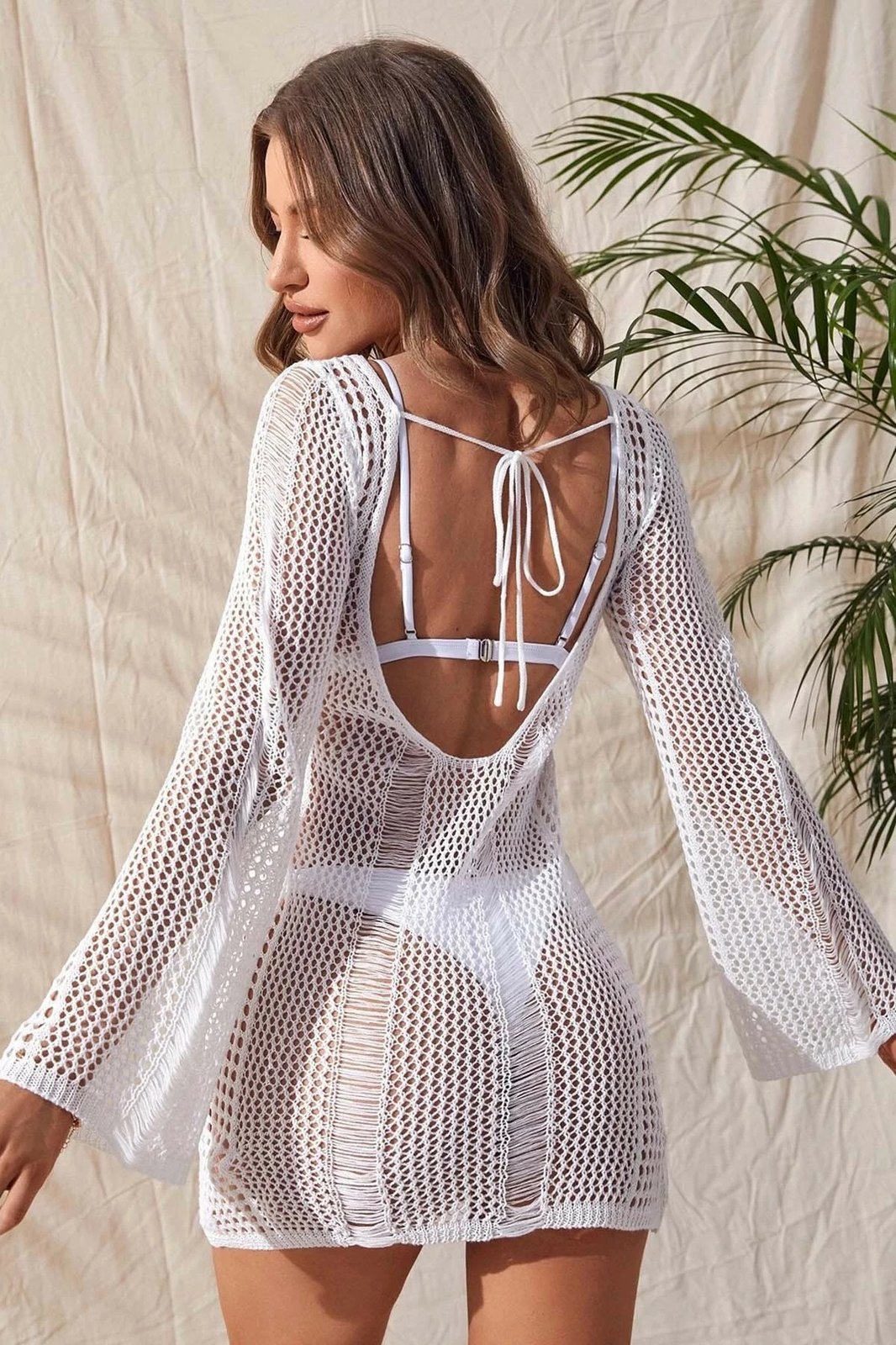 Pareo i bardhë Jumeon, MS4366, për plazh