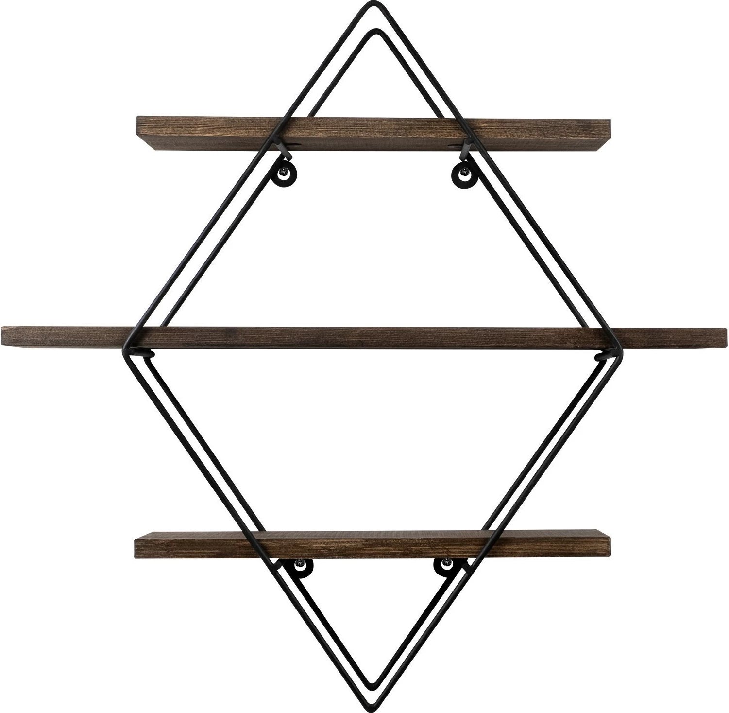 Raft muri modern, ngjyrë e zezë dhe arre, Erysimum