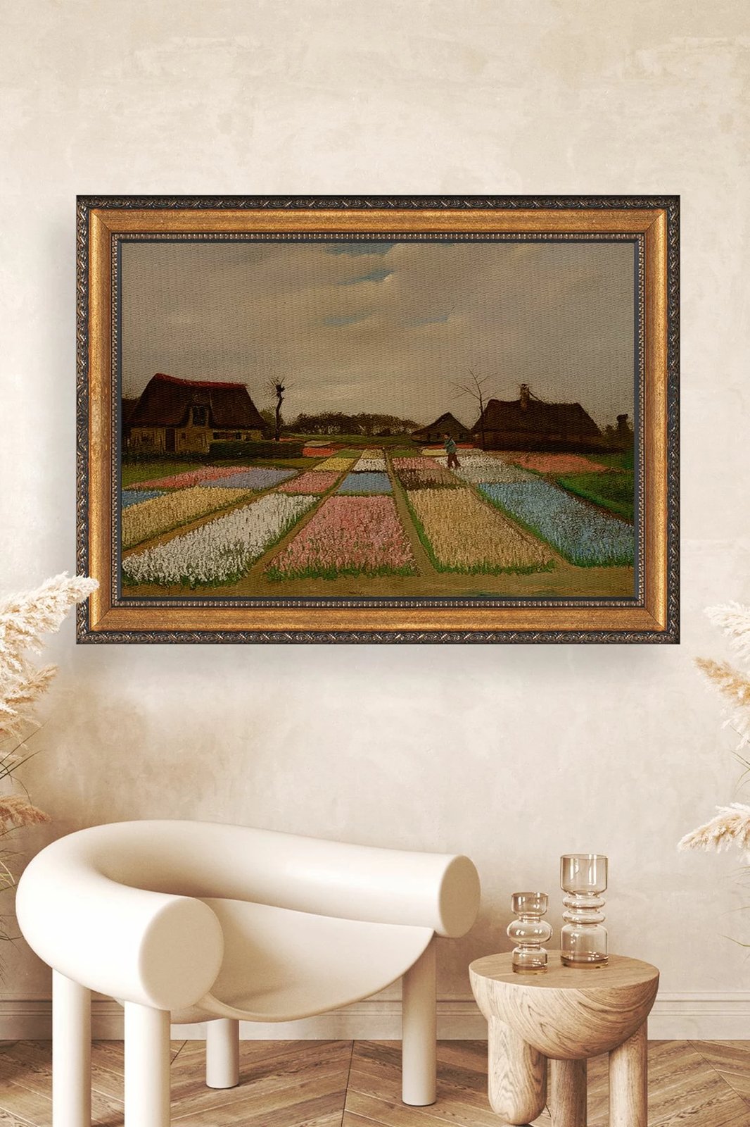 Pikturë dekorative në kanavacë me kornizë, shumëngjyrëshe, Wallity, ATCRCVCNVSMDL69 - 40x60cm