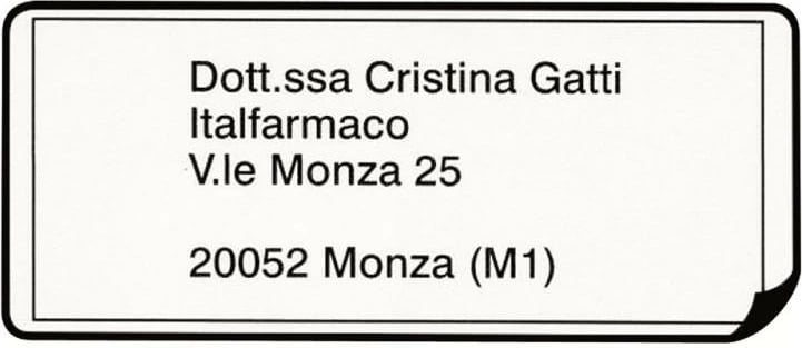 Rrotull etiketa adrese, Brother DK-11208, të paraprerë, letër ngjitëse, tekst i zi në të bardhë