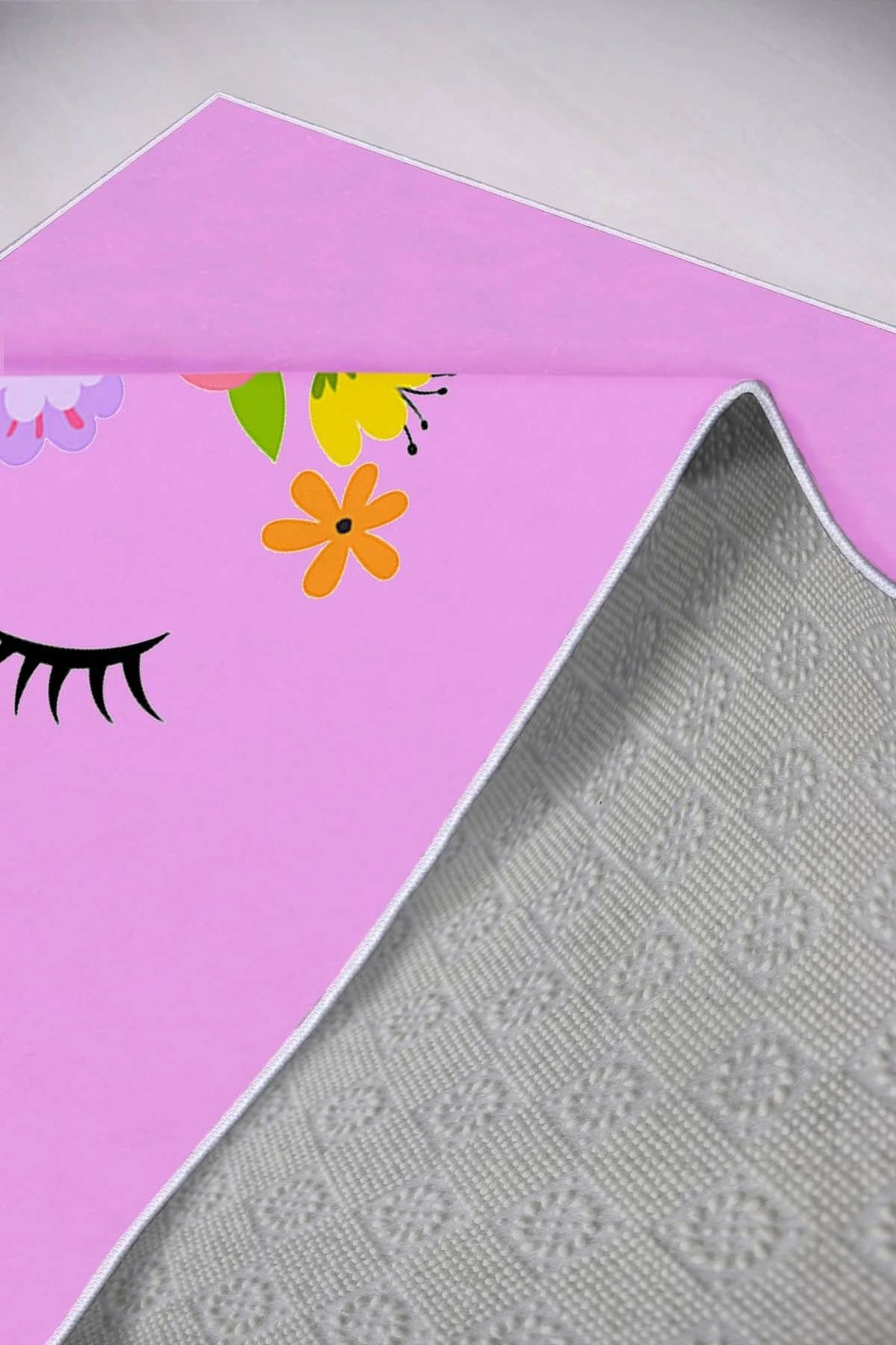 Qilim shumëngjyrësh për fëmijë, dizajn njëbrirëshi, 60x100cm, Conceptum Hypnose, HMNT486