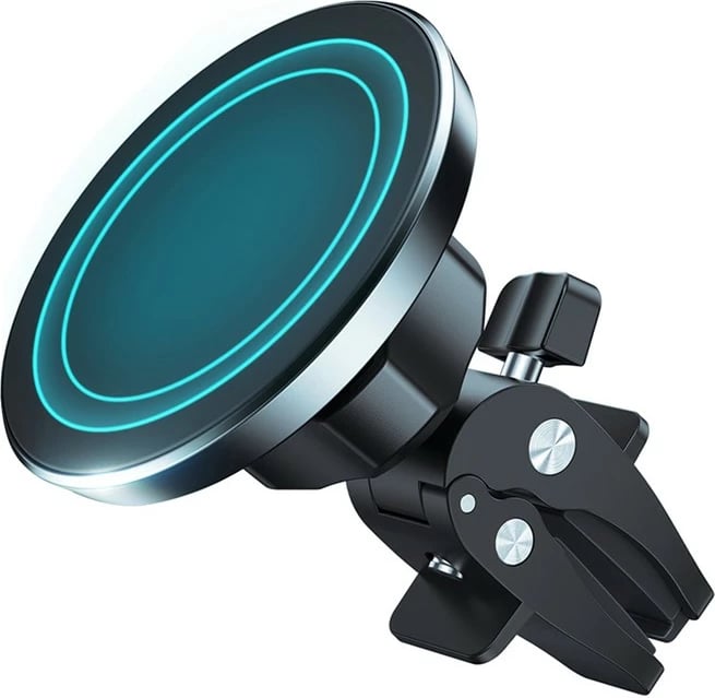 Mbajtëse magnetike për veturë CRONG CARCLIP MAGNETIC, MagSafe, e zezë