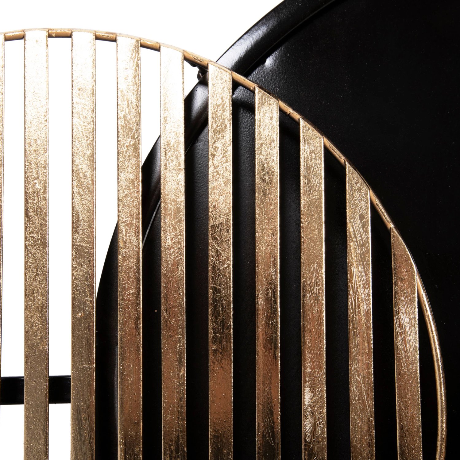 Dekor për mur FH4201 metalik, ngjyrë e zezë dhe ari, 81,5x46,5H cm