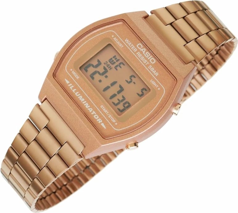 Orë dore për femra Casio, rozë gold