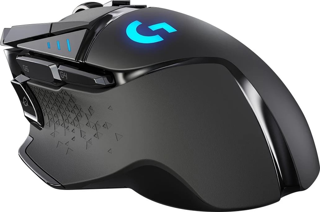 Maus Logitech G502 Lightspeed, pa kabllo, RGB, i zi