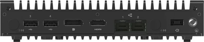 Mini PC Lenovo ThinkEdge SE10, 1.4 GHz, 4 GB RAM, 256 GB, e zezë