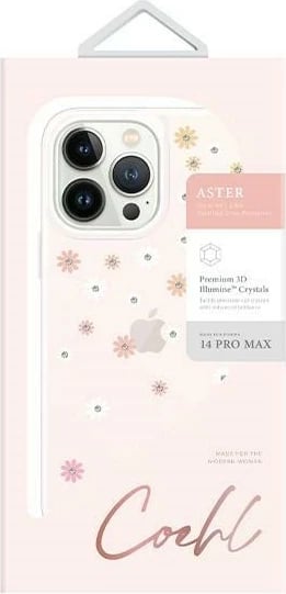 Mbështjellës UNIQ Coehl Aster për iPhone 14 Pro Max, rozë