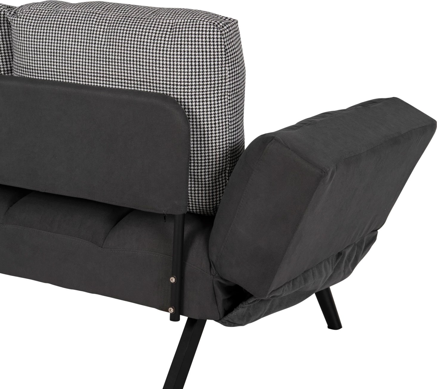 Divan 3 vendësh FH3169.01 GRI me Jastëkë 165-190x75x89Η cm