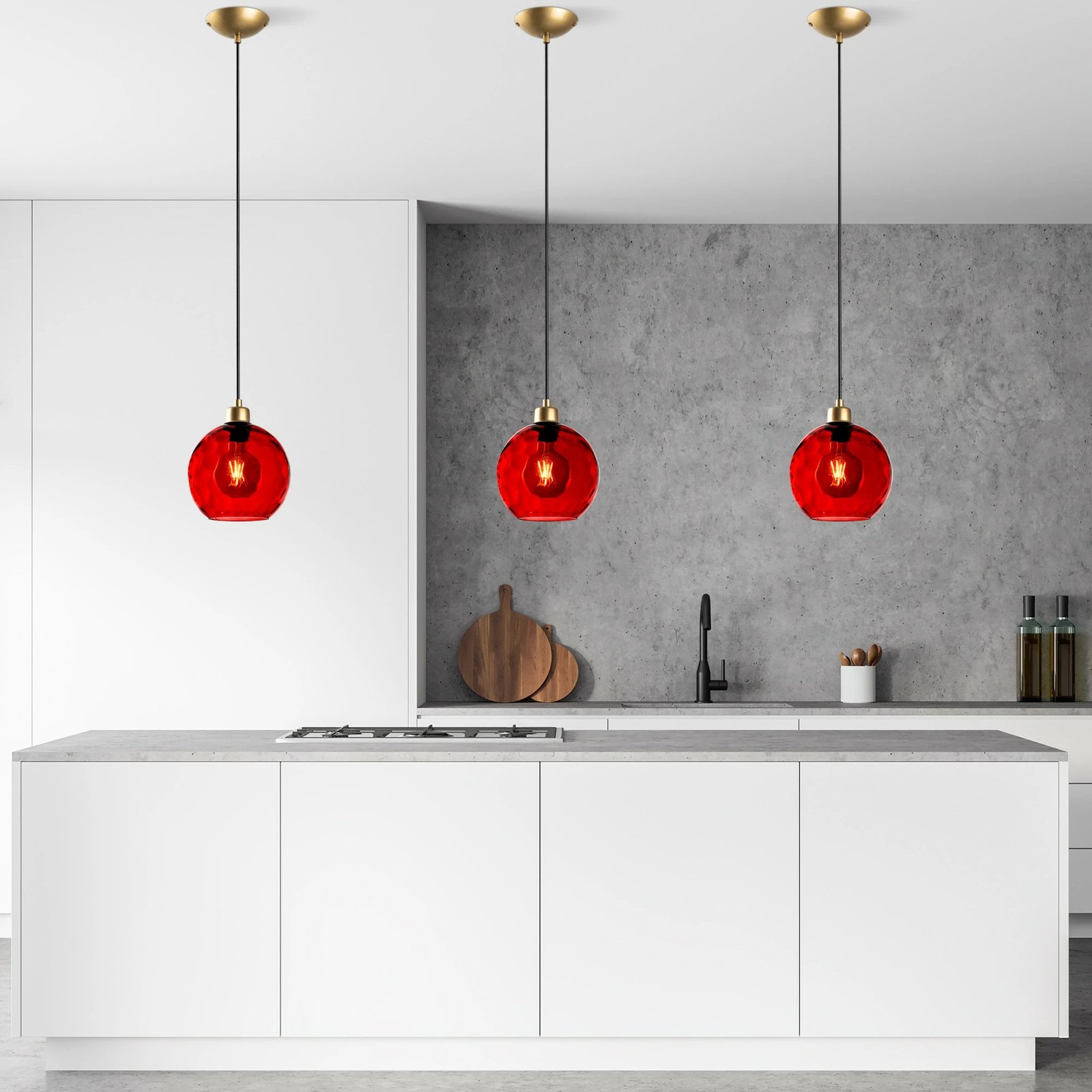 Llambë tavani Opviq, Benek, e kuqe, 20-14311