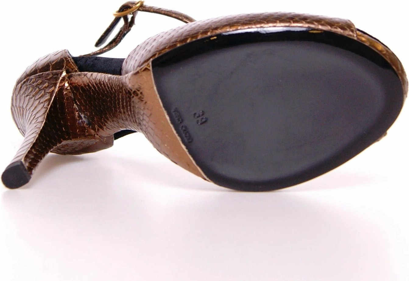 Sandale me taka për femra Dolce & Gabbana, bronz
