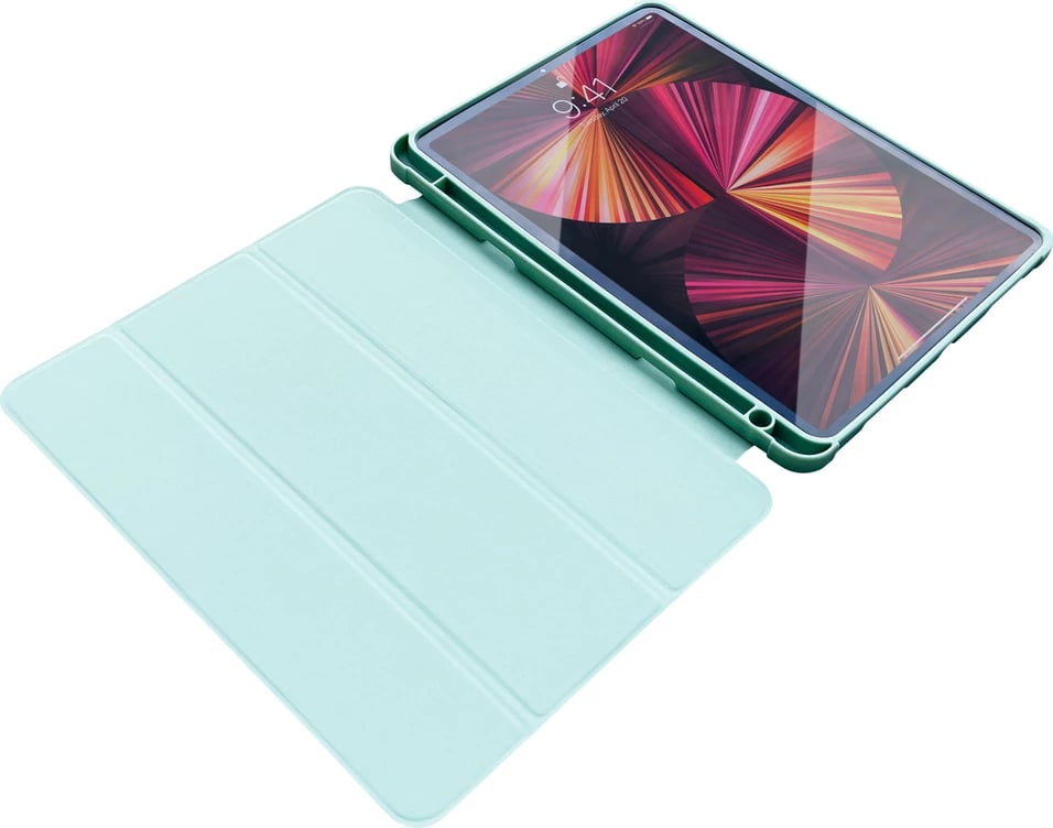 Mbështjellës tablet Hurtel për iPad Air 10.9" 2020/2022, me qëndrim, i gjelbër