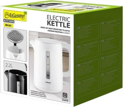 Çajnik elektrik Feel-Maestro MR-022-WHITE 2.2L 2200W i bardhë
