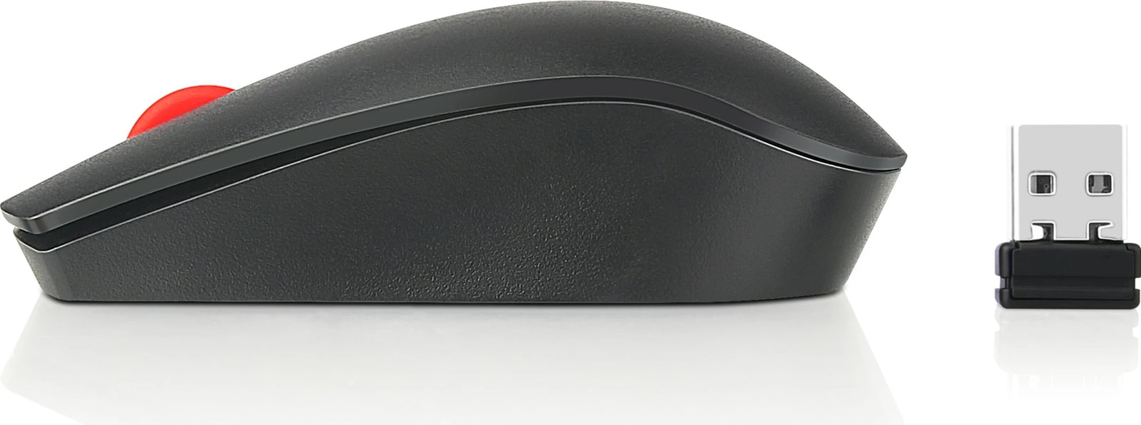 Maus Lenovo 4X30M56887, Ambidextrous, Optical, RF Wireless, 1200 DPI, Black, Red