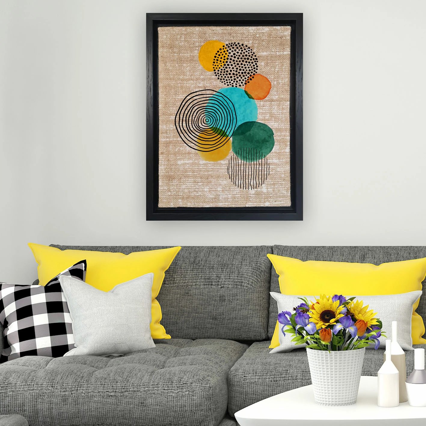 Pikturë dekorative në kanavacë, shumëngjyrëshe, Wallity, LSJ519362251054 - 4666, 46x66cm