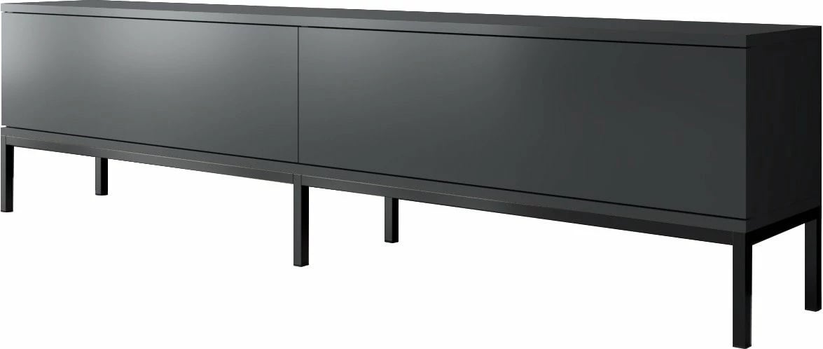 Komodë për TV Hanah Home, Lord, antracit, e zezë