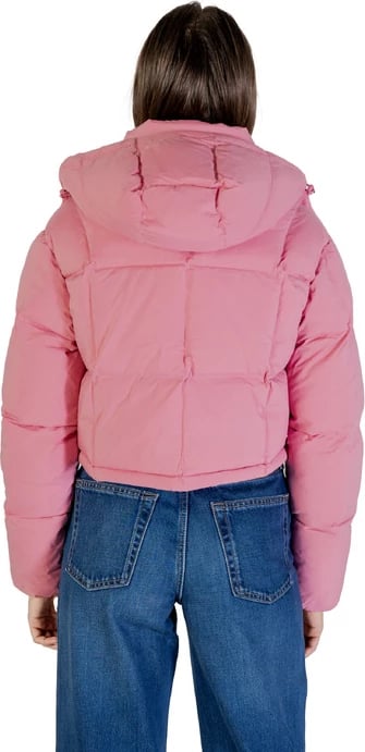 jakne Tommy Hilfiger Jeans femra rozë