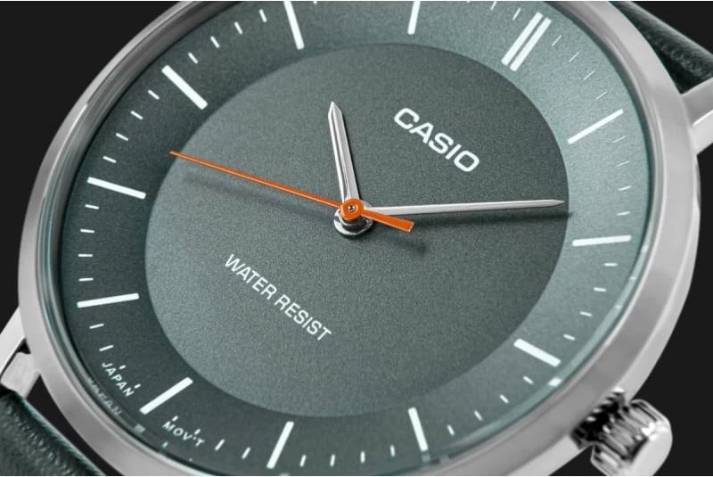 Orë dore për meshkuj CASIO, gri-blu