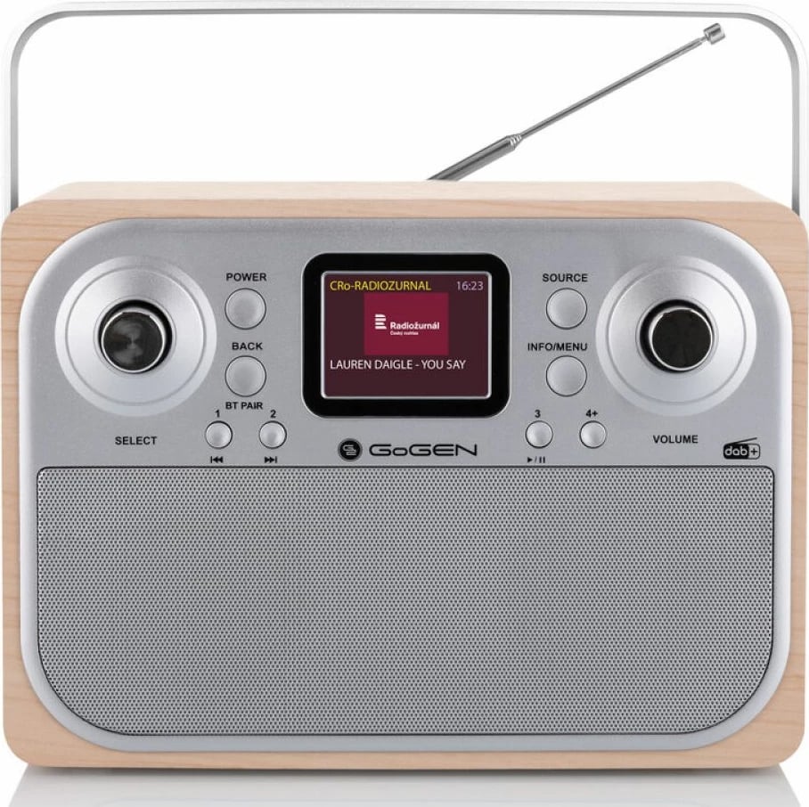 Radio Digjitale me DAB+, FM, Bluetooth dhe Alarm GOGEN GOGDAB700BTCS (Krem)