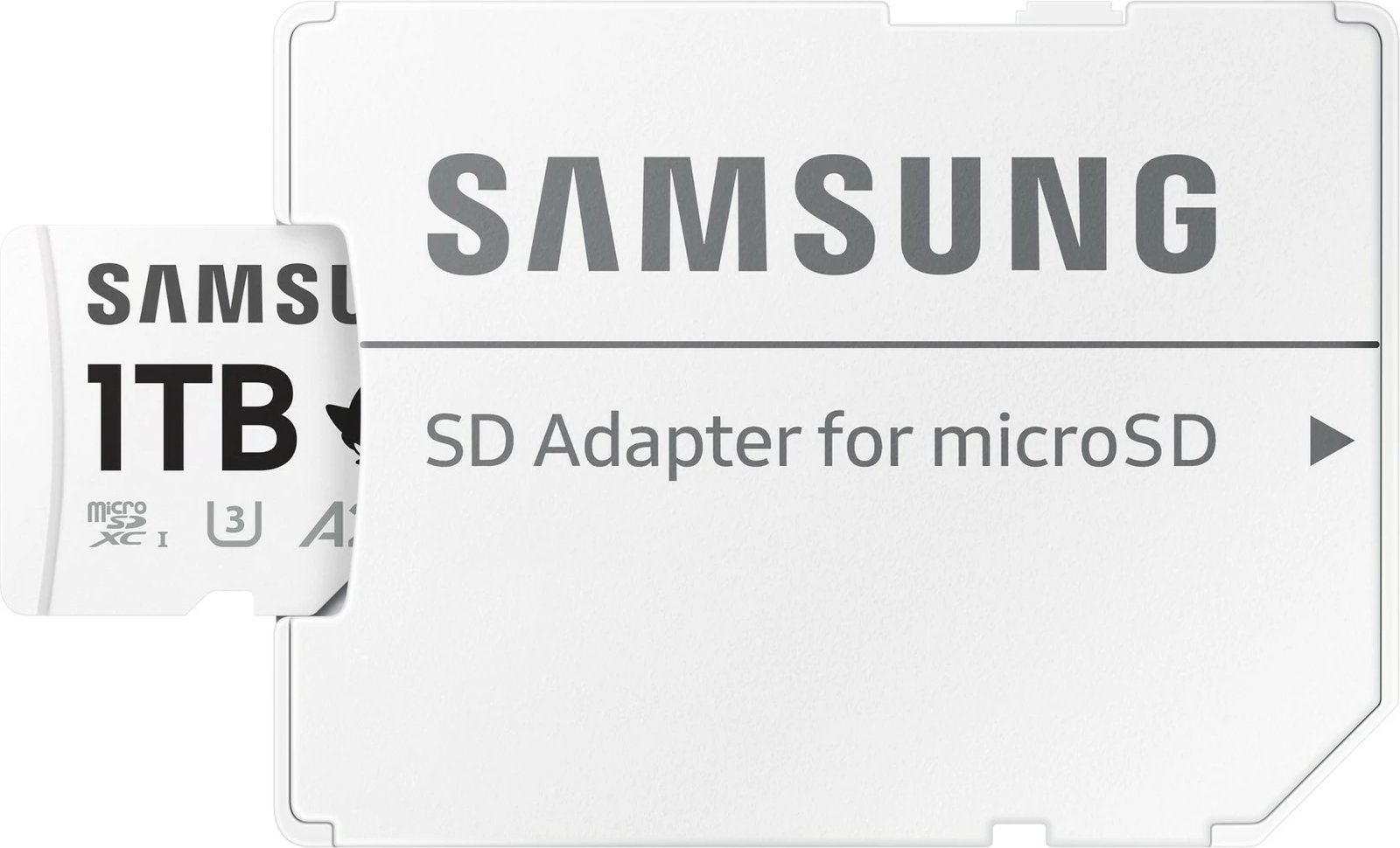 MicroSDXC Samsung 1TB PRO Plus Sonic, Class 10, UHS-I, A2, V30, bardhë