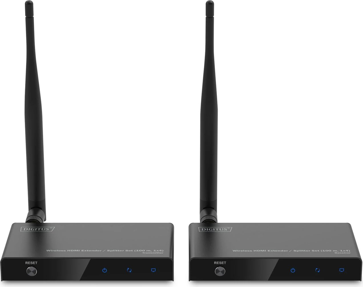 Set transmetues & pranues HDMI wireless DIGITUS 494433, 100m, 1x4, i zi