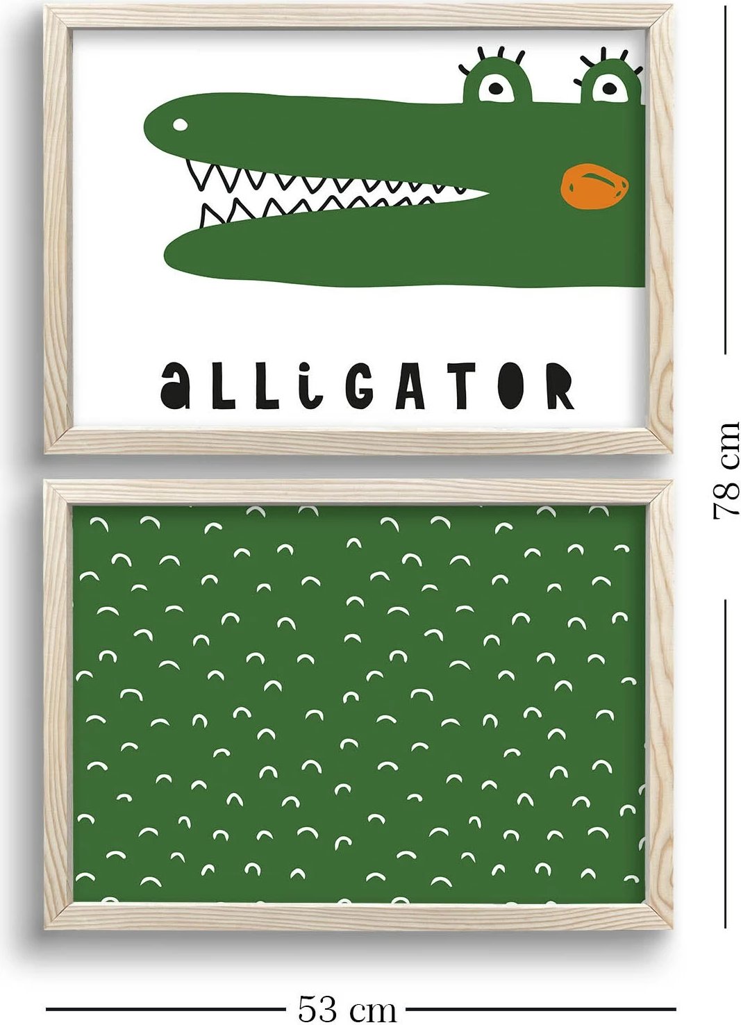 Pikturë dekorative me kornizë MDF (2 copë), Wallity, 2P3853KCT-005