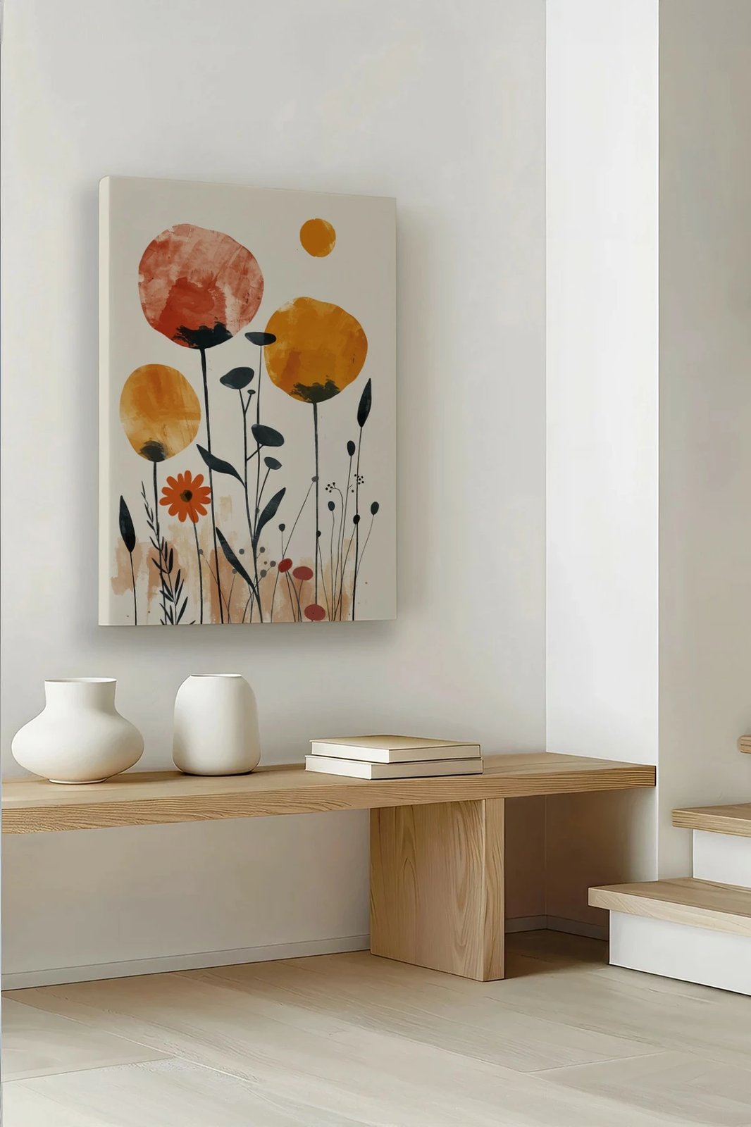 Pikturë dekorative në kanavacë, shumëngjyrëshe, Ersysb020, 70x100cm