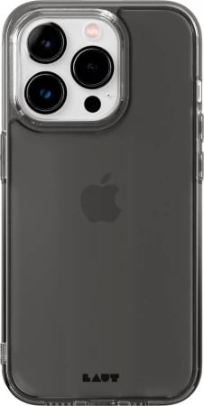 Mbështjellës LAUT Crystal Matter X për iPhone 15 Pro, MagSafe, gjysmë-transparent, zi