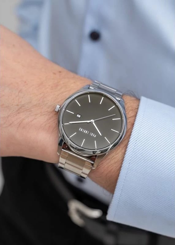 Orë dore për meshkuj Paul Lorens, argjendtë