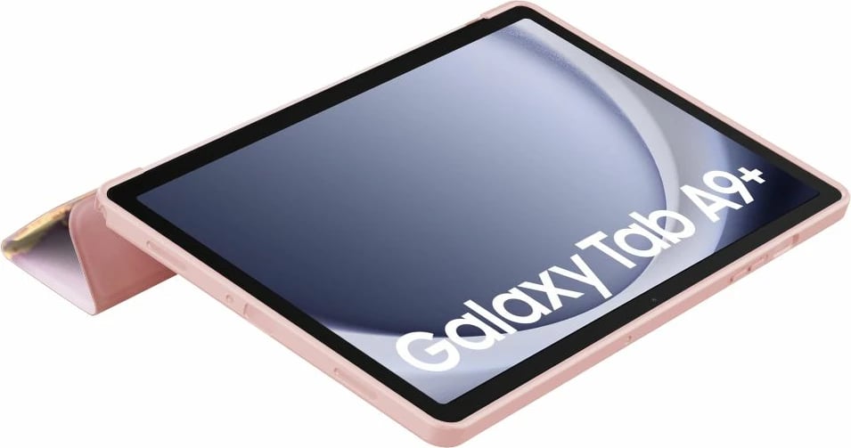 Mbështjellës Tech-Protect SmartCase për Samsung Galaxy Tab A9+ 11" X210/X215/X216, Rozë Marble