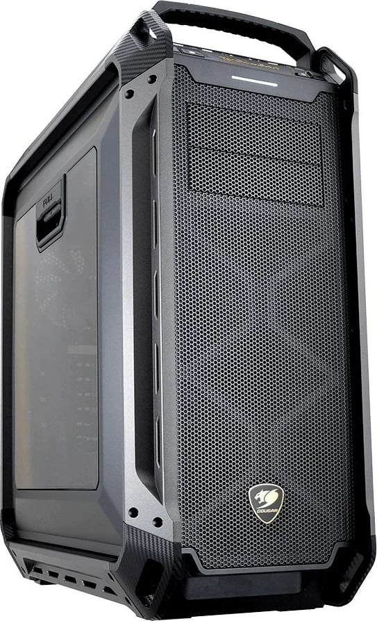 Kasë Cougar Panzer Max midi tower, e zezë