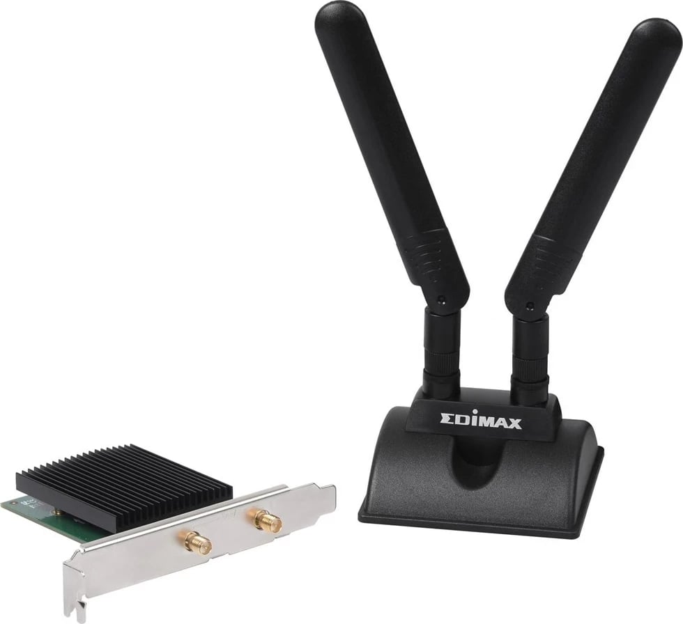 Kartë rrjeti Edimax EW-7833AXP, PCI Express, Dual-band, E zezë