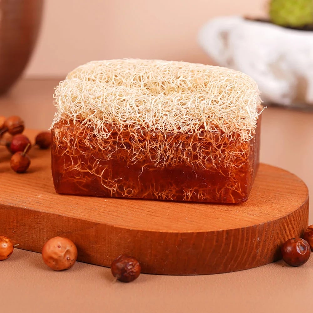 Pür Doğal Natural 100% Sapuni Natyral me Fibrë Kungulli dhe Vaj Argani