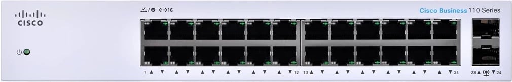 Switch Cisco CBS110, 24 porta GE, 2x1G SFP, Gri