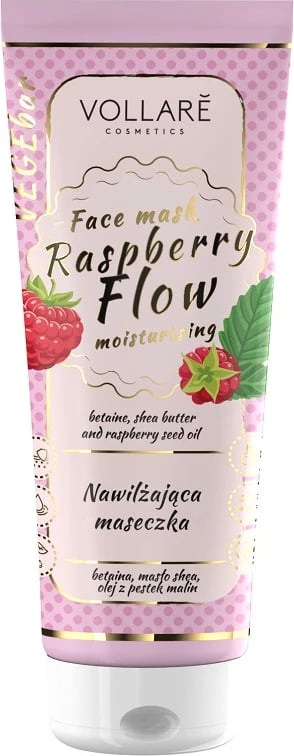 Maskë për fytyrë për femra Vollare VEGEbar Raspberry Flow, 100ml