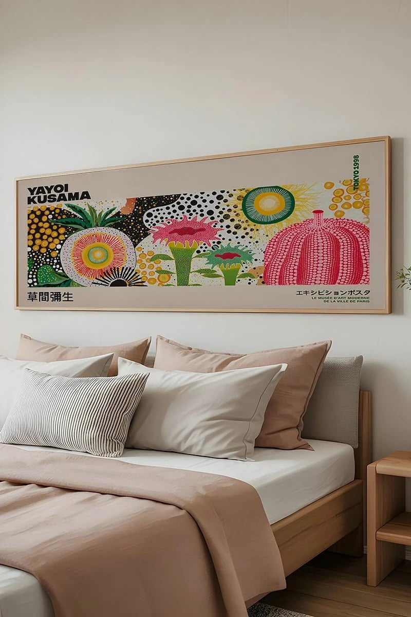 Pikturë dekorative me kornizë, Wallity, Artsmdfyty6-50120, shumëngjyrëshe, 50x120cm