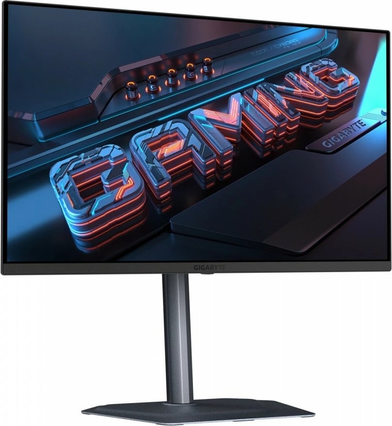 Monitor gaming, Gigabyte MO27U2, 27" 4K UHD 240Hz, QD‑OLED, HDR 1000, me altoparlantë, e zezë