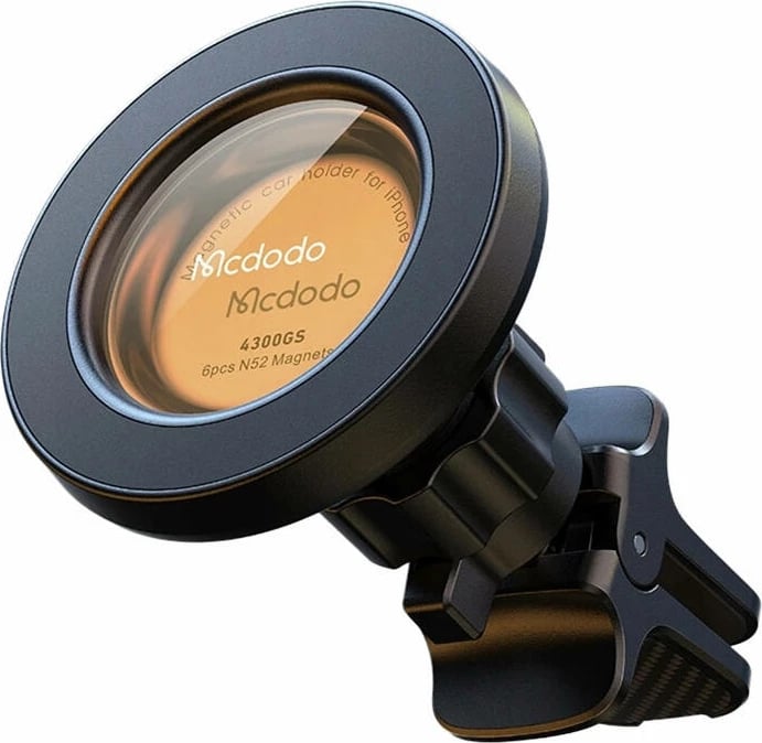 Mbajtës magnetik për celular Mcdodo CM-4050, për makinë, i zi