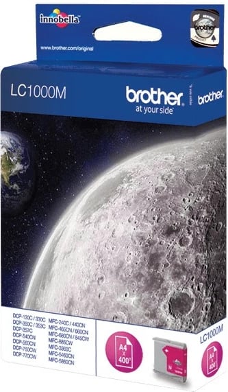 Toner Brother LC1000M, magenta, 400 faqe, origjinal