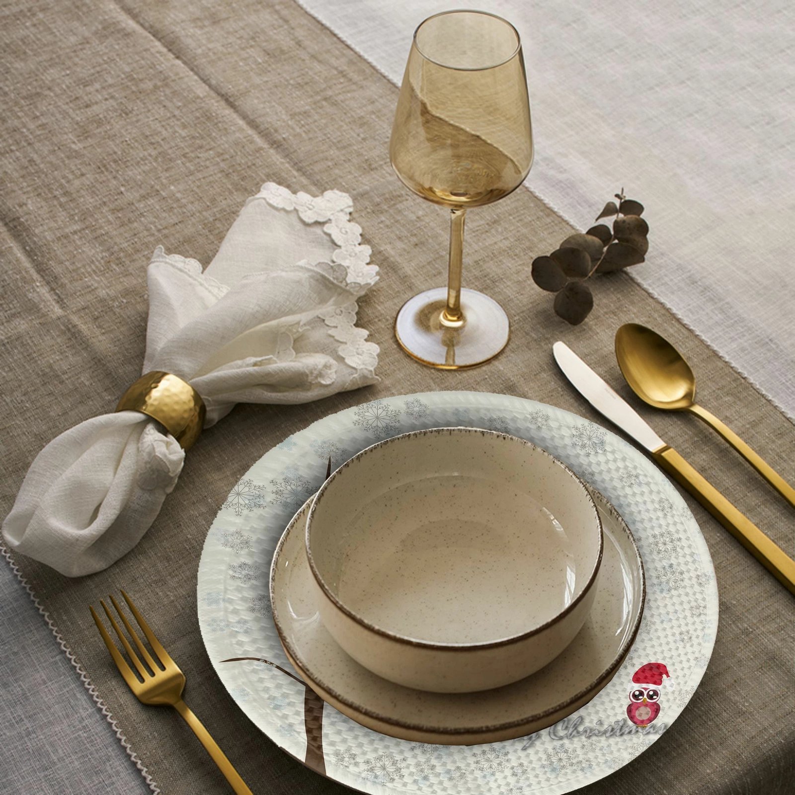 Set nënshtrues tavoline Hermia Concept, shumëngjyrësh, 4164Supla, 4 copë