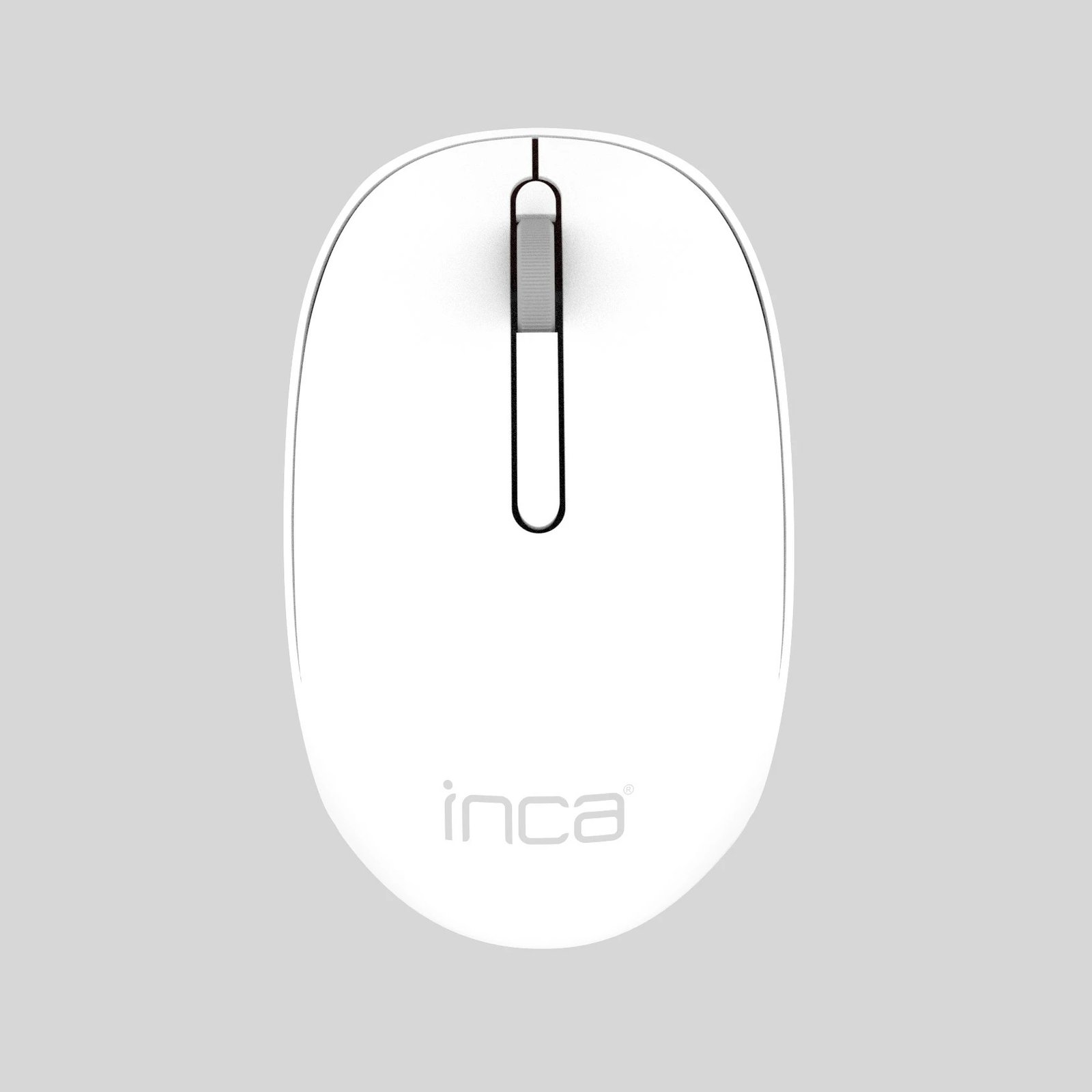 Maus Inca IWM-241RB, wireless, 1200 DPI, Candy Design, i bardhë