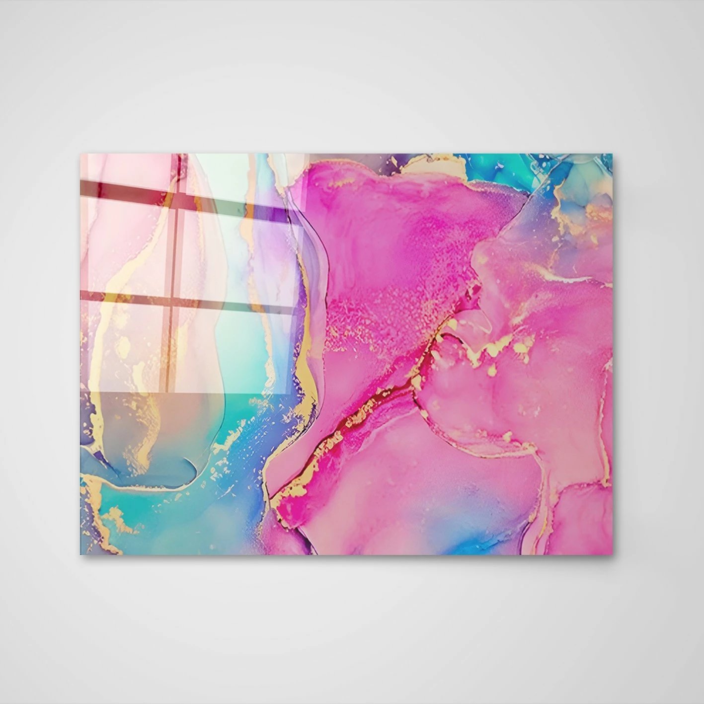 Pikturë dekorative prej xhami të temperuar, shumëngjyrëshe, Wallity 2067, 70x100cm