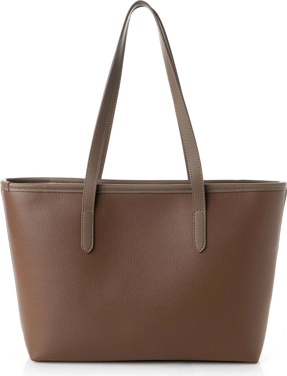 Torbë tote Vince Camuto, Taormina, ngjyrë mink e errët