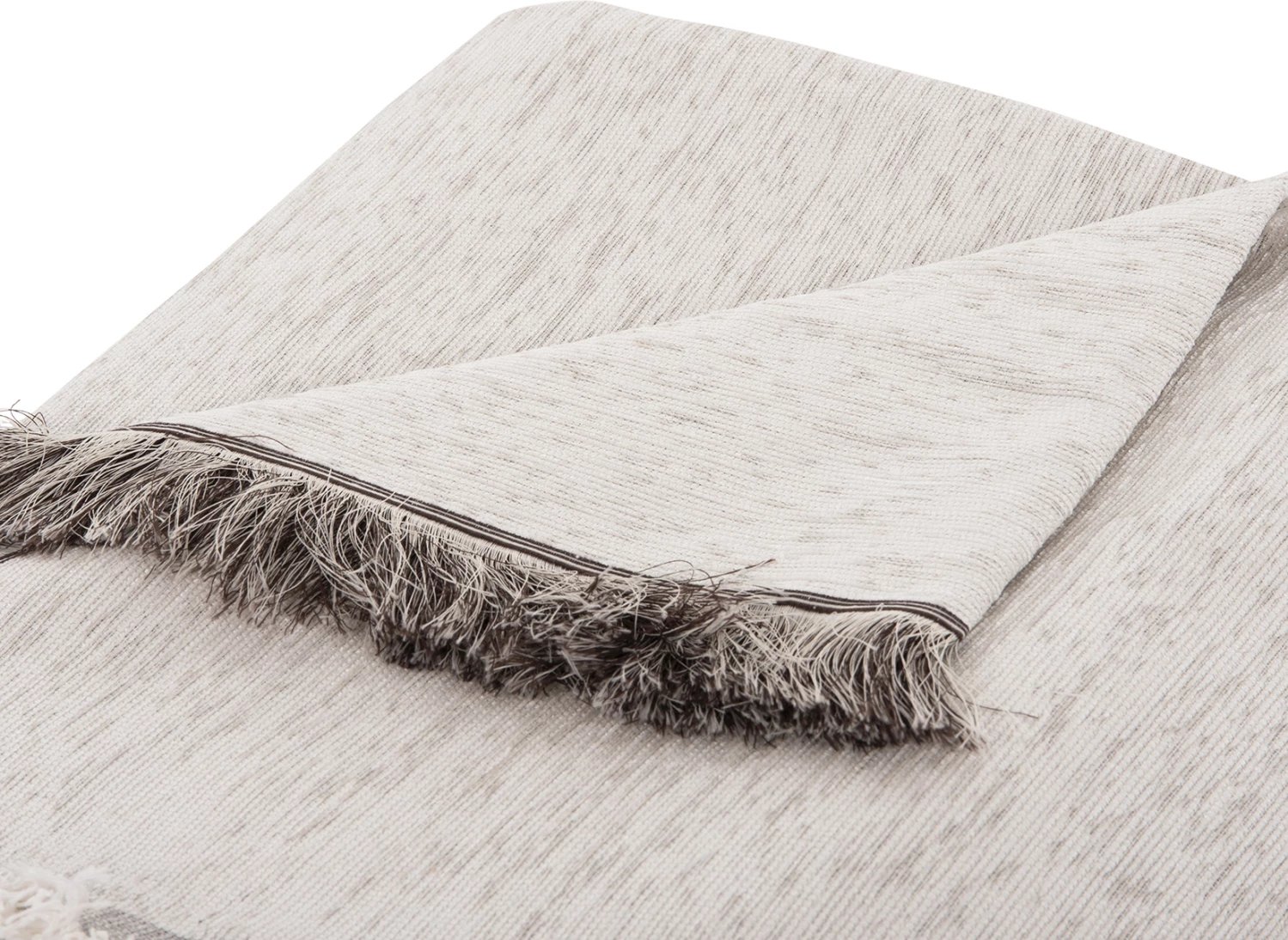 Mbulesë divani me franja DREAMTOPIA FH12161.01 ngjyrë ecru 245x170cm