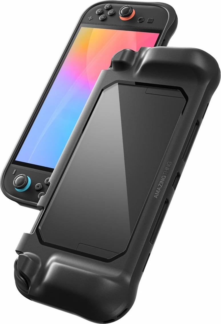 Mbështjellës AmazingThing PlayShield Bunker për Nintendo Switch 2, i zi