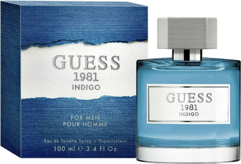 Eau de Toilette për meshkuj Guess 1981 Indigo, 100ml Eau de Toilette për meshkuj Guess 1981 Indigo, 100ml